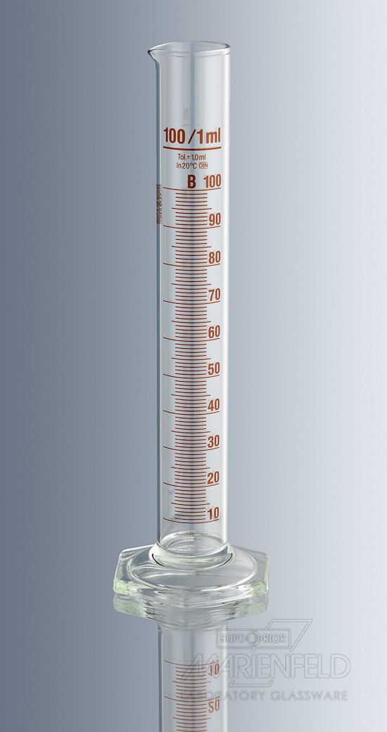 Measuring cylinder glass tall form 5ml | 5000005111